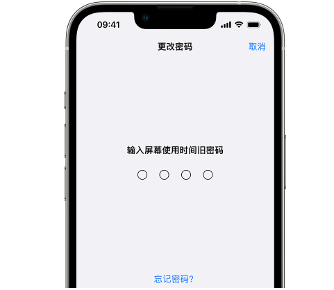 贵阳iPhone屏幕维修分享iPhone屏幕使用时间密码忘记了怎么办 