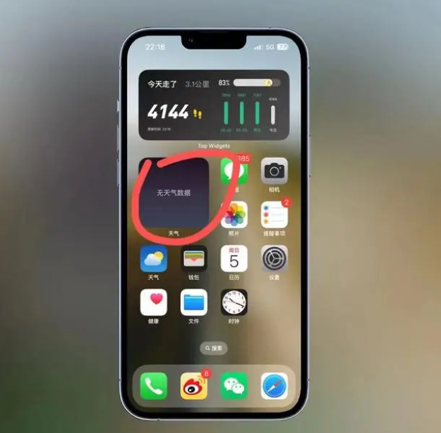 贵阳苹果手机维修分享:iOS16主屏幕天气小组件无法正常工作怎么办？ 