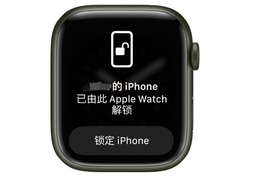 贵阳苹果手机维修分享用 AppleWatch 解锁配备面容 ID 的 iPhone方法 