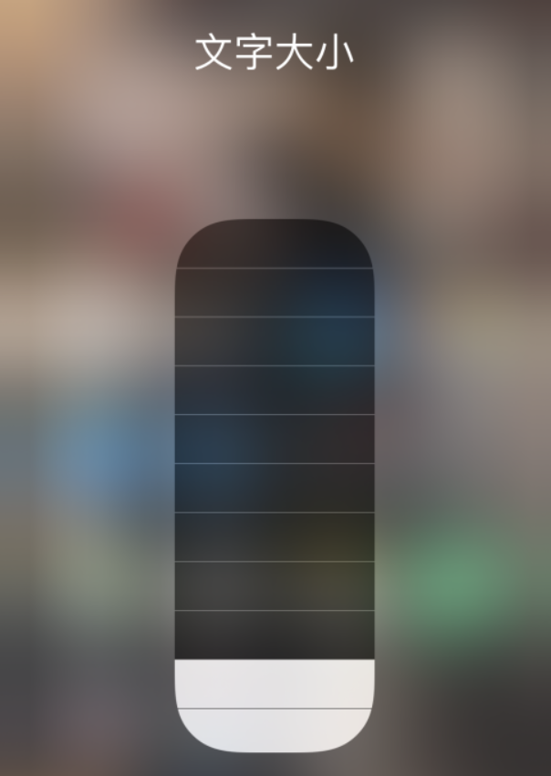 贵阳苹果手机维修分享小技巧：在 iPhone 控制中心快速调节字体大小 